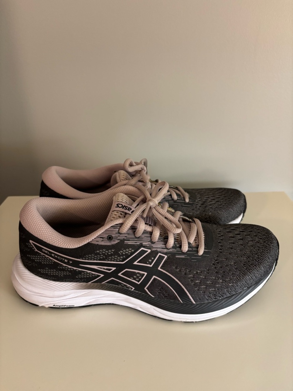 ASICS Women's GEL-Excite 7 Running Shoes - Grey with Light Pink